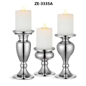 Decorative Gold Iron Candle <b>Holder</b> Premium Banquet CollectionPremium Handmade Eco-Friendly Iron <b>Candlestick</b> <b>Holder</b> for Home - Product Image 3