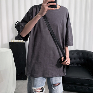 เสื้อยืดผู้ชายไซส์ใหญ่พิเศษ ขายดีประจำฤดูร้อน คอกลม ผ้าฝ้าย 100% เสื้อโอเวอร์ไซส์ คุณภาพสูง - Product Image 2
