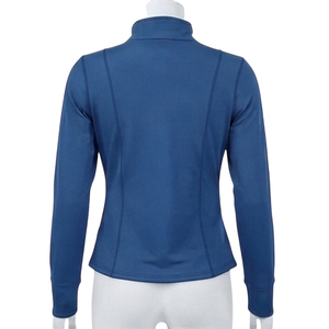 Custom Women Full Zip Activewear <b>Jacket</b> High Neck Gym Fitness Track <b>Jacket</b> Sportswear <b>Workout</b> Tracksuit Top OEM ODM - Product Image 3