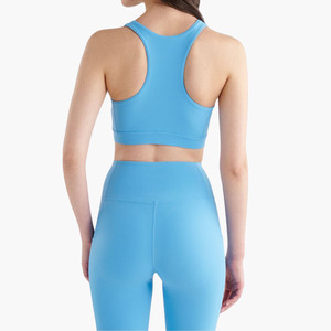 Vente flash TikTok Ensemble de yoga 2 pièces pour femmes, effet seconde peau, nylon et élasthanne de luxe, respirant, pour pilates, gym, fitness, vêtements de sport - Product Image 6