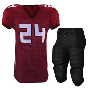 Camiseta de Fútbol Americano Personalizada con Estampado, Cuello en V Morado, Manga Corta, Transpirable, Número 23, Pantalones Negros - Product Image 4