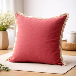 Funda de Cojín Moderna Cuadrada Tejida con Rayas Azules de Lino para Sofá, Decoración del Hogar para Sala de Estar - Product Image 2