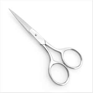 Ciseaux de manucure droits en acier inoxydable de couleur personnalisée, petits et tranchants, pour hommes, pour cuticules, soins des ongles, poils du visage et moustache - Product Image 6