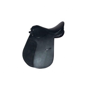 Selle de dressage de saut à l'anglaise synthétique avec cuir - Product Image 2