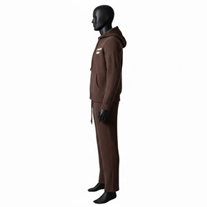Conjuntos Deportivos de Invierno Personalizados de 2 Piezas, Estilo Urbano, Felpa Francesa, 100% Algodón, Unisex, Corte Regular, Pantalones y Sudaderas con Capucha - Product Image 4