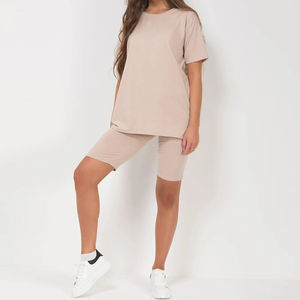 Conjunto de Dos Piezas de Verano Más Vendido para Damas, Ropa de Moda, Conjunto Informal de Camiseta y Pantalones Cortos Transpirables para Mujer, OEM - Product Image 2