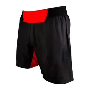 Pantalones Deportivos de Cintura Alta Elásticos de Secado Rápido 100% Poliéster con Logotipo Frontal, Shorts de Muay Thai para Entrenamiento de Boxeo y Artes Marciales - Product Image 5