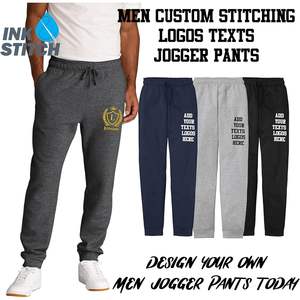 Pantalones Jogger de Forro Polar Personalizados para Hombre, Modelo PC78J, con Logotipos y Textos Cosidos Personalizados - Product Image 3
