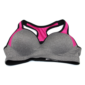 Soutien-gorge de sport/yoga unisexe respirant et imperméable de haute qualité, grandes tailles, en polyester/coton, avec coussinets, couleurs personnalisables, en promotion - Product Image 1