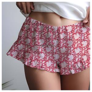 Shorts de sport décontractés à volants pour femmes, respirants, imprimés sur mesure, motif tendance, qualité OEM supérieure - Product Image 2