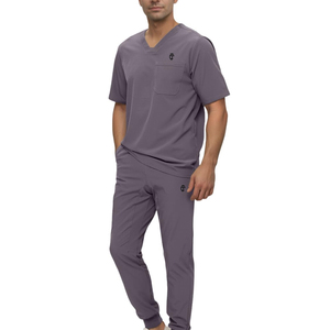 High Quality Medical Nursing Men <b>Scrubs</b> <b>Sets</b> Top Seller Breathable Comfortable Men <b>Scrubs</b> <b>Set</b> In Bulk Quantity - Product Image 2