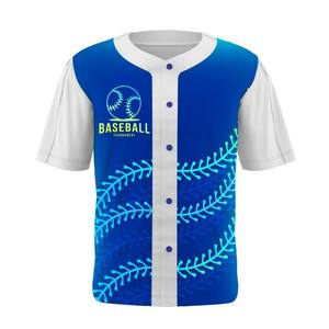 Camiseta de Béisbol Lisa para Sublimación al por Mayor, Camisetas de Béisbol Personalizadas para Hombre - Product Image 3