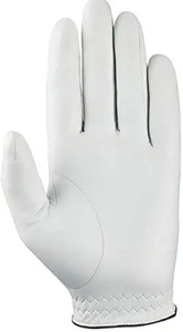 Gant de golf en cuir véritable blanc imperméable pour main gauche, respirant, adhérence douce, sports de plein air, unisexe, équipement personnalisé OEM en gros - Product Image 4
