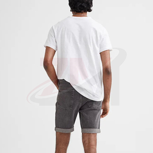 Fabricante de Ropa, Shorts de Mezclilla Casuales Personalizados para Hombre, Shorts de Jean de Alta Calidad, Corte Ajustado, Cintura Media, Directo de Fábrica - Product Image 4