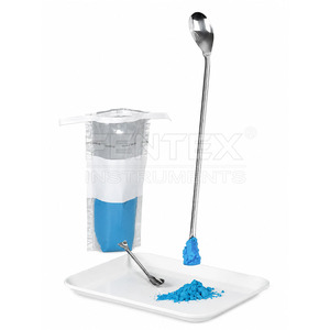 Espátula de Laboratorio de Acero Inoxidable FENTEX, Cuchara de Muestreo Micro, Instrumento de Mezcla de Doble Extremo - Product Image 2