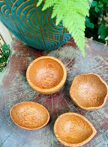 ชามไม้มะพร้าวทำด้วยมือเป็นมิตรต่อสิ่งแวดล้อมชามเสิร์ฟไม้ธรรมชาติเครื่องครัวแบบยั่งยืน - Product Image 5