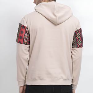 Sudaderas con capucha de alta calidad para hombre, extragrandes, con bloques de color, cierre completo, 100% algodón, forro polar, estilo casual, ropa urbana, venta al por mayor, OEM - Product Image 3
