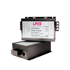 100Mbps RJ45 Ethernet Surge Protection Device 24V PoE Inline LAN Lightning Guard Network Data Line Interface Module - Product Image 2