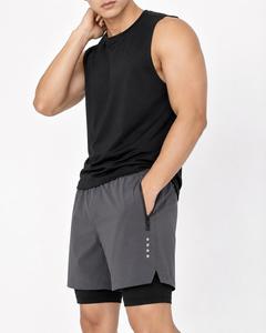 Pantalones Cortos Deportivos para Hombre, de Secado Rápido, Ecológicos, con Cordón Ajustable, Cintura Elástica, 100% Poliéster Tejido, Gran Venta - Product Image 6