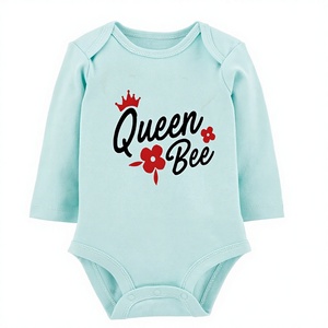 รอมเปอร์ของเด็กทารกแบบมีกระดุมถักลาย100% ผ้าคอตตอนออร์แกนิกระบายอากาศได้ดีเป็นมิตรกับสิ่งแวดล้อมสำหรับฤดูร้อน - Product Image 1