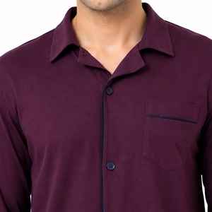 <b>Men</b> Cotton <b>Pajama</b> <b>Set</b> Soft Sleepwear Premium Comfort Soft Touch Relaxed Fit Breathable Feel Everyday Wear Custom Ready - Product Image 4
