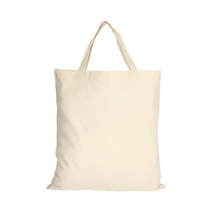 Personalized Short Handle Plain Color Simple Design Durable Cotton Canvas Tote <b>Bag</b> With Custom Logo And Size - Product Image 1