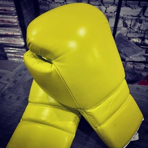 Guantes de Boxeo Profesionales de Alta Calidad con Logotipo Personalizado, de Cuero Genuino, para Entrenamiento, Sparring, MMA, Kickboxing, Deportes de Reacción, Duraderos - Product Image 4
