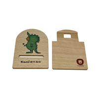 Support de bureau portable CALA en bois naturel, hauteur réglable, conception magnétique, montage facile, pour voyage, maison, bureau, appels vidéo, chargeur