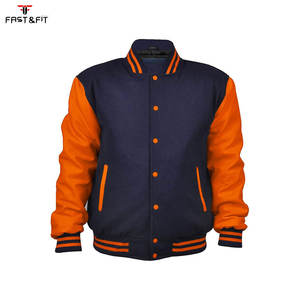 Chaquetas Varsity de Lona para Invierno de Fábrica Profesional, 100% Algodón, Resistentes al Viento, Transpirables, Limpias y Resistentes a la Suciedad, Casuales - Product Image 1