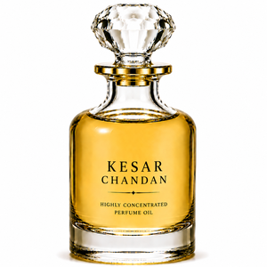Aceite de Perfume Concentrado (Attar) Kesar Chandan de Alta Calidad, 50 Gramos, Sin Alcohol, Unisex, Fragancia Duradera - Product Image 1