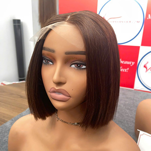 Fournisseur de confiance : Perruque Bob en cheveux humains 100% vietnamiens, Lace Front, plusieurs couleurs, vente en gros - Product Image 2