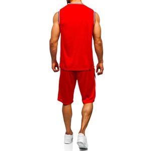 Ensemble d'uniformes de basketball sans manches sur mesure, respirants, grande taille, de bonne qualité, avec propriétés antibactériennes - Product Image 3