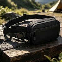 Sac de hanche utilitaire EDC : Tactique, réglable, sac banane de course, petite pochette de rangement pour la chasse en extérieur