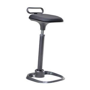 Tabouret haut noir pour comptoir, idéal pour les zones gourmandes - Product Image 5