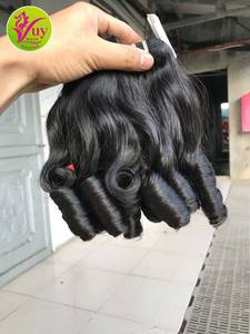 Extensiones de Cabello Humano Virgen Vietnamita de un Solo Donante, Color Negro Natural, Ondulado, Sin Trama, Marca Vuy Hair - Product Image 1