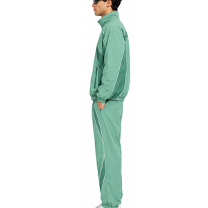 Custom Design Lightweight Nylon Tracksuit for <b>Men</b> Outdoor Sports <b>Jacket</b> and Pants Factory Wholesale OEM ODM <b>Men</b> Nylon Tracksuit - Product Image 5