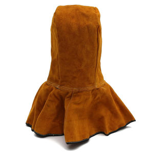 Ropa de Seguridad de Alta Calidad al por Mayor, Capucha de Seguridad Industrial de Cuero Vacuno Dividido de Alta Resistencia, Diseño Perfecto con Gorra de Soldadura - Product Image 4
