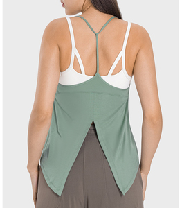 Custom Formal Breathable Solid Knitted <b>Tank</b> <b>Tops</b> <b>for</b> <b>Women</b> <b>Black</b> Backless Summer Beach - Product Image 3