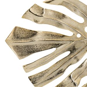 18.9x13.4x1.4\" Gold Monstera <b>Leaf</b> <b>Wall</b> Decal Chic <b>Decorative</b> Vinyl for Home or Office - Product Image 5