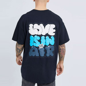 T-shirt à impression en relief personnalisé, surdimensionné, en coton, avec motif graphique, vente en gros, fabricant de vêtements streetwear - Product Image 6