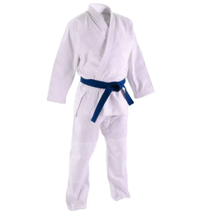 Uniformes de karaté unisexes 100% coton en deux pièces, combinaisons de judo, combinaisons de combat de karaté en blanc pour la nouvelle génération de combinaisons de karaté - Product Image 3