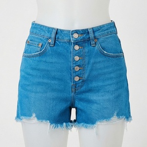 Shorts Vaqueros Casuales de Verano para Mujer, con Cierre de Cremallera, Rasgados, Largos hasta la Rodilla, de Primera Calidad, para Uso Diario (5)_1 - Product Image 1