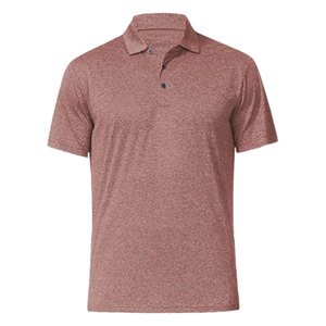 Camisa de Golf de Manga Corta para Hombre, Elegante, Casual, con Patrón Sólido, 100% Algodón, Antiarrugas, de Primera Calidad - Product Image 2