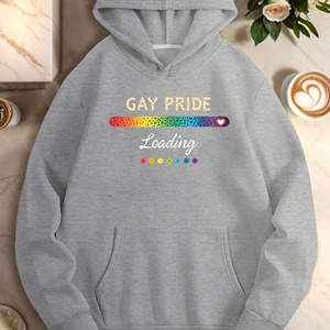 เสื้อมีฮู้ดลำลองของผู้หญิงเกย์ภูมิใจโหลดแถบความคืบหน้า - Product Image 2