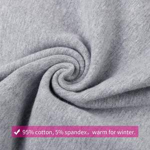 เลกกิ้งผ้าฝ้ายสำหรับหญิงตั้งครรภ์ เอวสูง รองรับหน้าท้องเต็มแผ่น ยืดหยุ่น ระบายอากาศได้ดี เป็นมิตรกับสิ่งแวดล้อม เนื้อผ้านุ่ม เหมาะสำหรับโยคะช่วงตั้งครรภ์ - Product Image 6