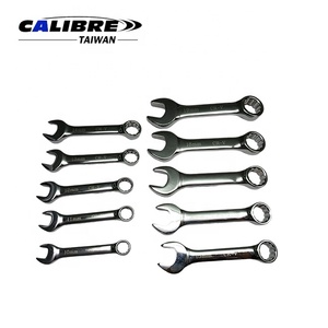 Juego de Llaves Combinadas Cortas TAIWAN CALIBRE de 10 Piezas, 10-19 mm, Material CRV, Estándar ANSI, Reparación Automotriz, Soporte OEM - Product Image 2