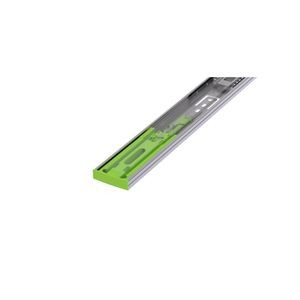 รางลิ้นชักแบบลูกปืน 3 ระดับ รุ่น HD4545DP ยี่ห้อ HAN DOCK HI-TECH พร้อมระบบปิดแบบนุ่มนวล สำหรับเฟอร์นิเจอร์ไม้ รางเลื่อนแบบยืดเต็มที่ ผลิตในเกาหลี - Product Image 2