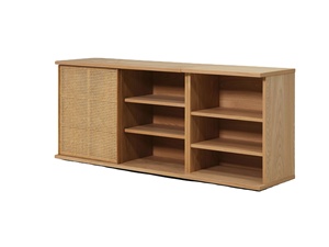 Vitrinas de madera tallada Vintage, paneles laterales de espejo, muebles de estilo de diseño indio para el hogar, sala de estar, lado del Arca decorativo - Product Image 2