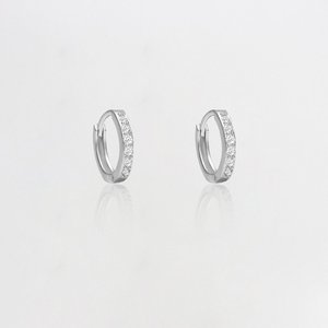 Pendientes de Diamantes Marquise y Redondos de Doble Cara, Naturales y Cultivados en Laboratorio, Oro 9K 10K 14K 18K, Plata 925, Joyería al por Mayor y Dropshipping - Product Image 2