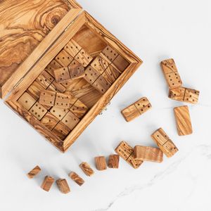 Wooden <b>Dice</b> And Dominoes Educational Learning Toy <b>Set</b> For Kindergarten Classroom And Home Activities - Product Image 4
